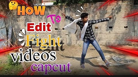 How to shoot and edit Fight scene in CapcutPro ! Complete Tutorial 🔥 step by step 2025