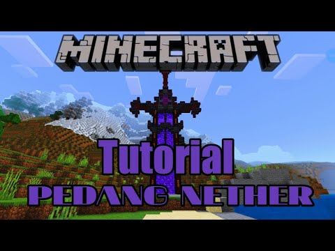 Cara membuat pedang nether portal