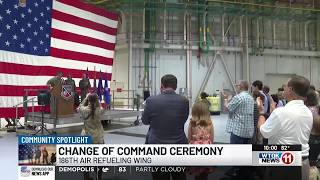 Leadership changes hands at Meridian’s 186th Air Refueling Wing