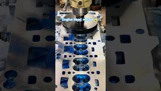 This Is How an Engine Head Gets Machined 🔧 #Engine #Shorts