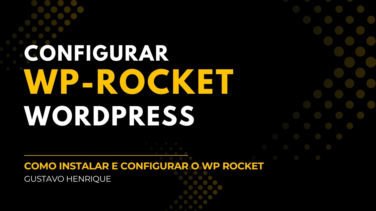 Como Instalar e Configurar o WP Rocket no WordPress (2025) - YouTube