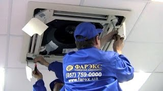 Техническое обслуживание кассетного кондиционера Daikin(Заказ энергосберегающих систем вентиляции, кондиционирования, отопления тепловыми насосами, теплыми пола..., 2013-07-02T07:32:06.000Z)