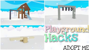 4 Playground Hacks 🪁| Part 2 | Adopt Me Building Hacks