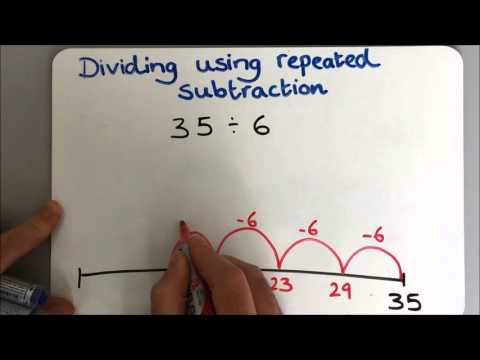 Dividing as repeated