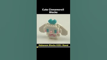 Cinnamoroll K251 Stand Mini Blocks Preview #lego #brick #miniblock #nanoblock #block