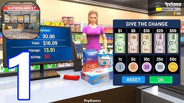 Manage Supermarket Simulator - Gameplay Walkthrough Part 1 Supermarket Manager (iOS, Android)