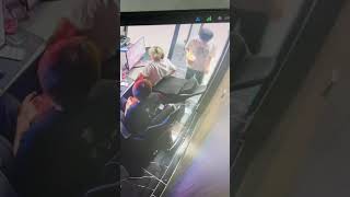 Unfortunate accident in a chinese internet cafe