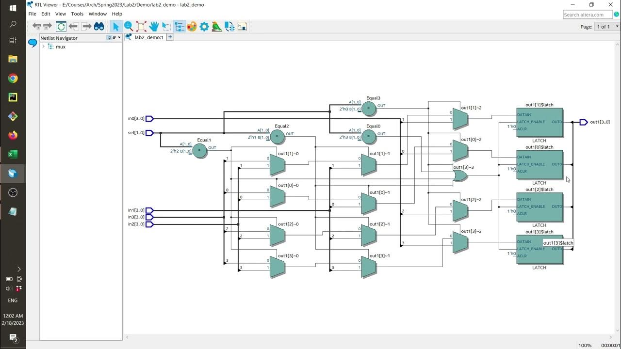 Lab2 1 rtl viewer for vhdl using quartus youtube