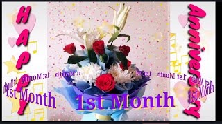 Happy First Month Marriage Anniversary Wishes  💕💕