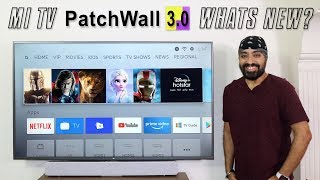 Mi TV PatchWall 3.0 UPDATE - What's New? TECH SINGH