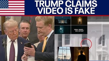 Trump Claims Viral “Trash Video" at White House Is Fake AI