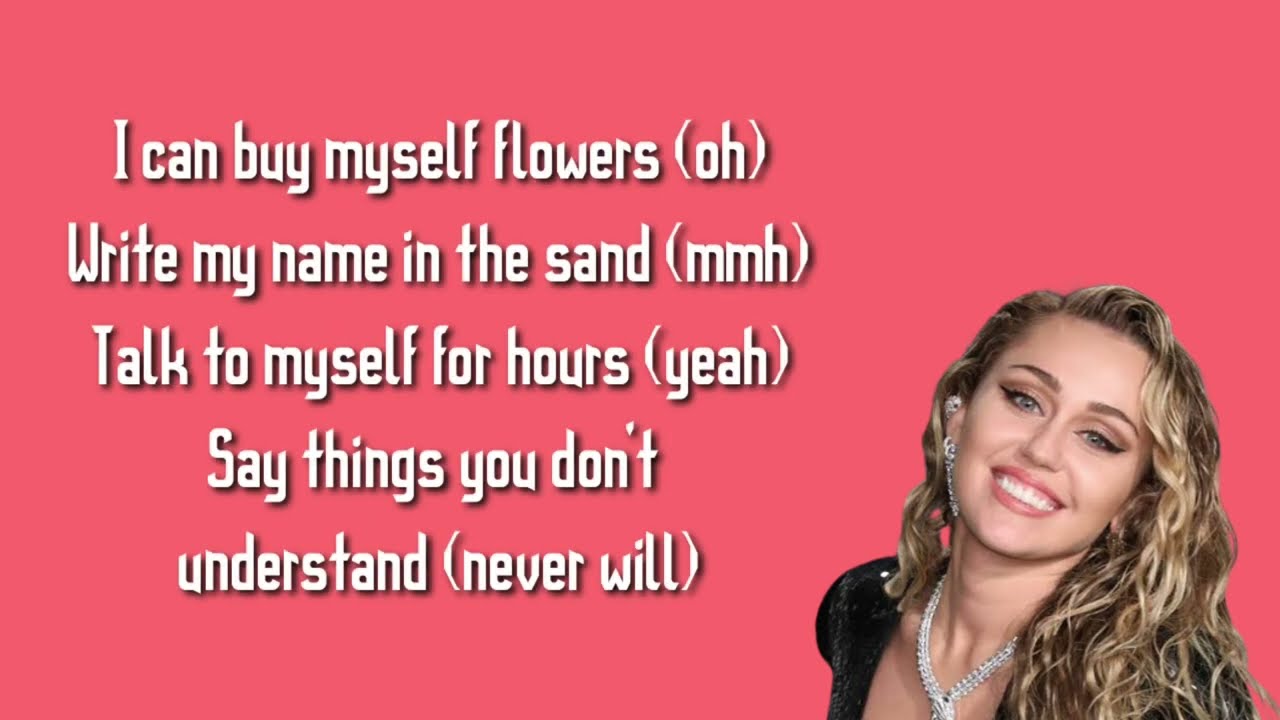 miley cyrus flowers// flowers song lyrics// a2z lyrics// flowers