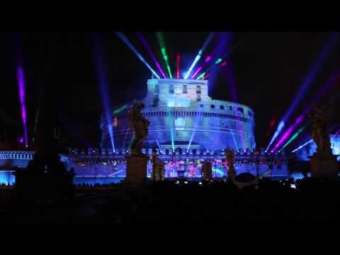 #4ThePlayers event in Rome Italy | Amazing light show for PS4 launch