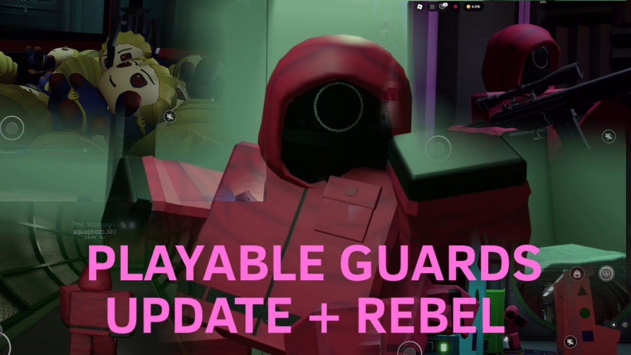 Ink game PLAYABLE GUARD UPDATE 