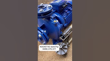 Bộ tưới #becROCKET42 và #bomtuoibec 7hp chuyên tưới phun mưa bán kính lớn #bectuoiBACTHAO