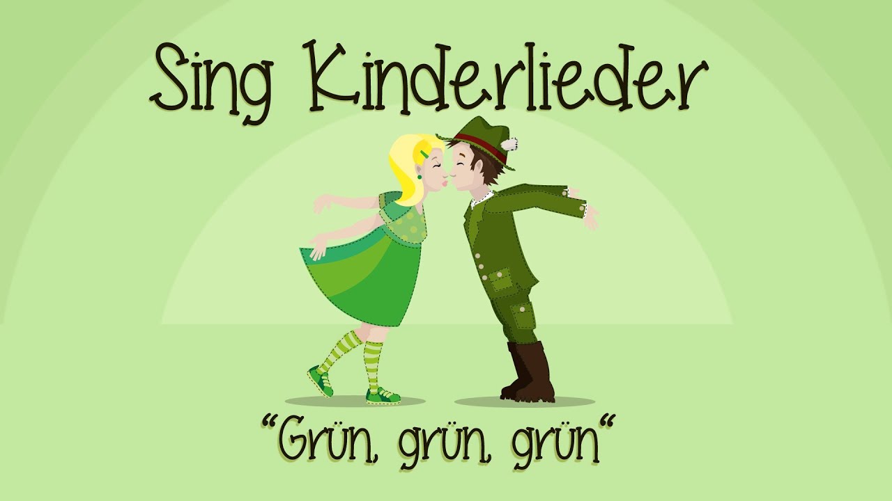 Grün, grün, grün sind alle meine Kleider - Kinderlieder zum Mitsingen |  Sing Kinderlieder - YouTube