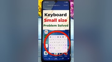 Keyboard small size problem solved | Mobile ka keyboard chota ho gaya bada kaise kare