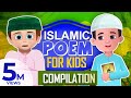 Islamic poem cartoons for kids  compilation  morning poem  urdu nursery rhymes for children