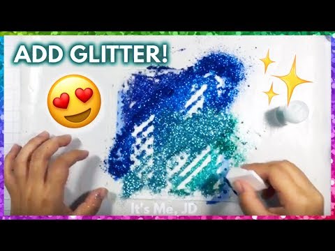 11 Easy Ways to Add Glitter To Your Craft Projects