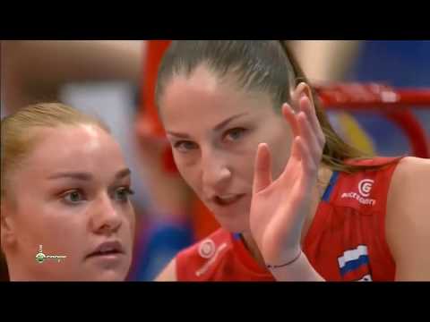 บอสโควิช ตบไฟท์จอมเหวี่ยง โคเชเลว่า รอบรองชนะเลิศ Serbia x Russia CEV 2015