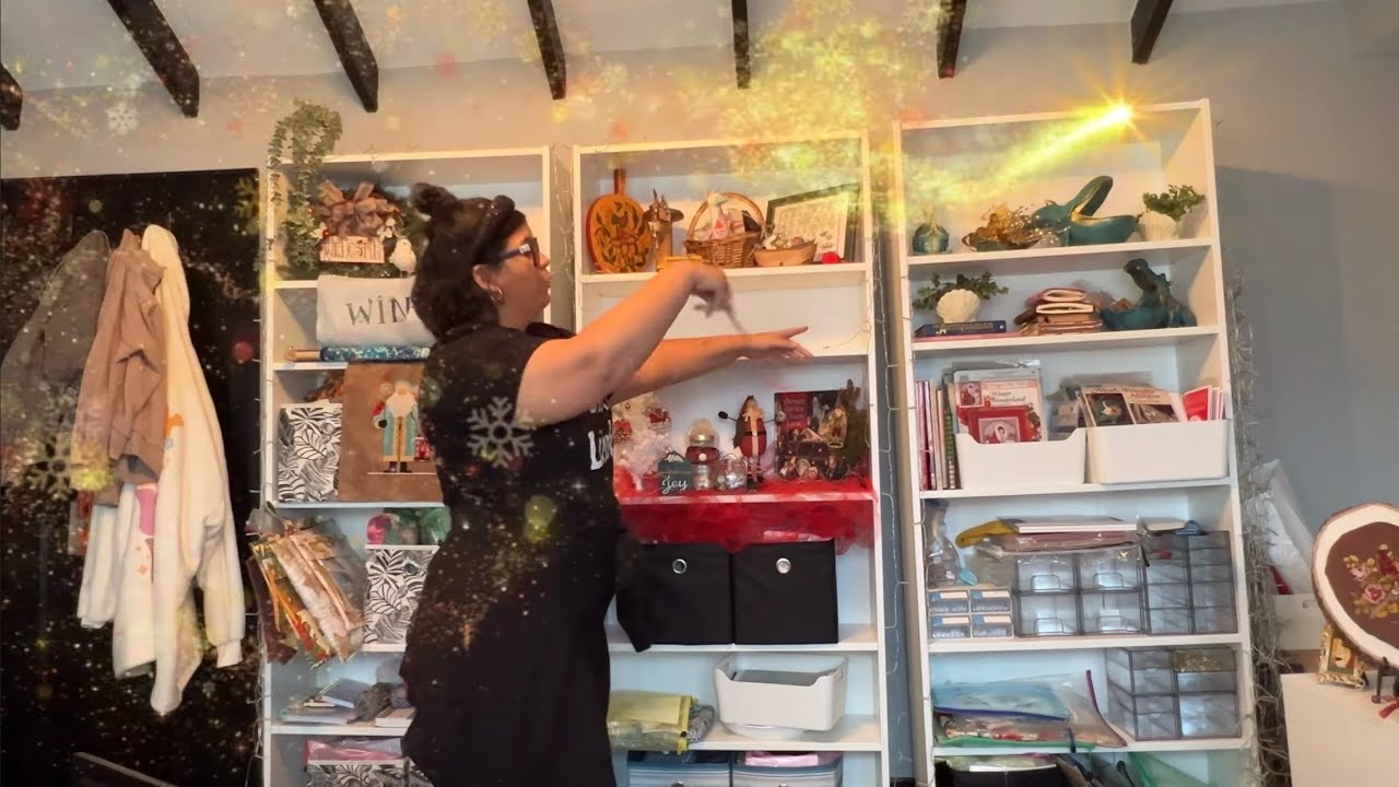 Organize with Me: Beads, Fancy Floss, Frames, FO’s | Preparing for Christmas Time 🎄