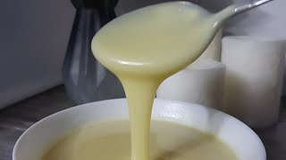 الحليب المكثف المحلى ، طريقة سهلة لعمل الحليب المكثف المحلى