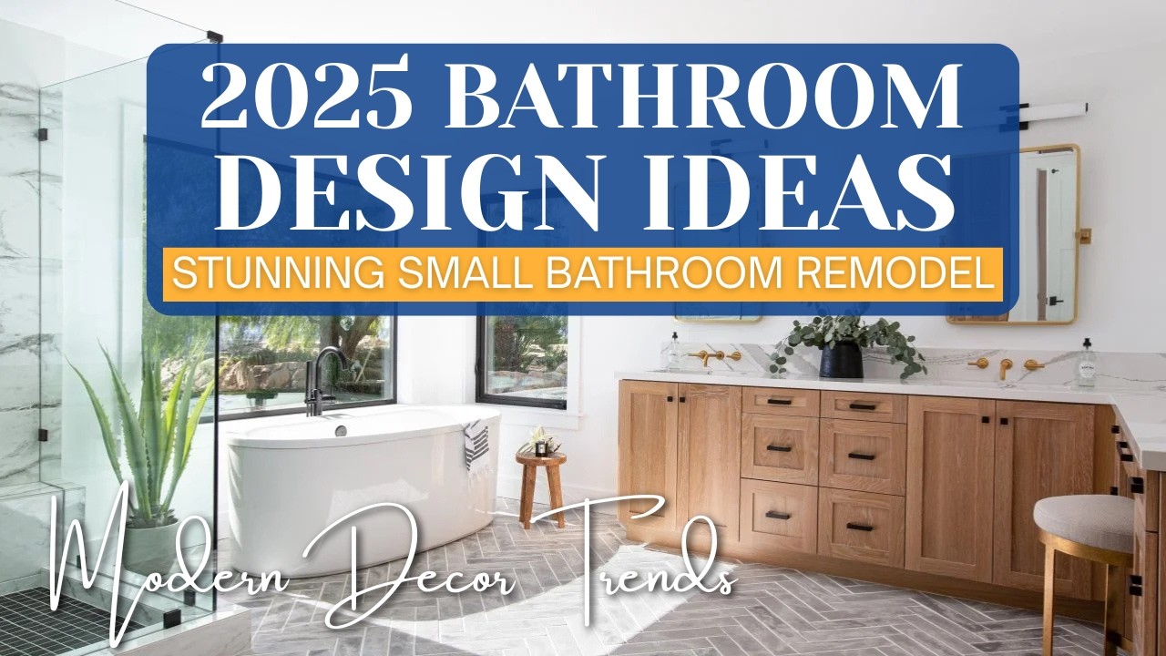 Bathroom Design Ideas 2026 | Stunning Small Bathroom Remodel & Modern ...