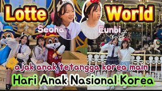 Ajak Anak Tetangga Korea Main Di Hari Anak Nasional / Wahana Lotte World Korea