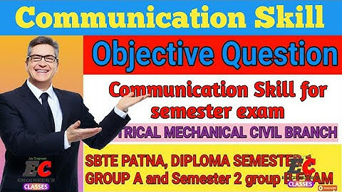 Communication skills for sbte Exam 2022||1st sem Question bank||pyq2016@ENGINEERSCLASSES