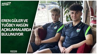 Futbolcularımız Eren Güler Ve Tuğbey Akgün Açıklamalarda Bulunuyor