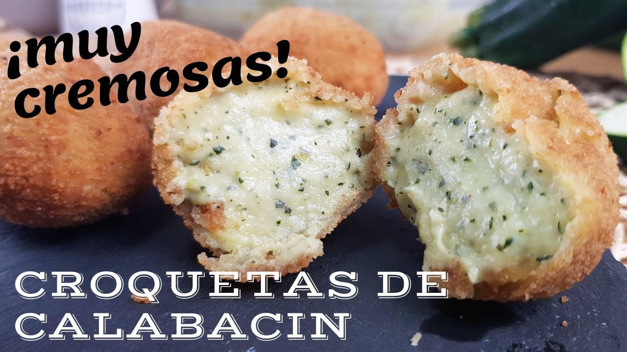 CROQUETAS DE CALABACIN las croquetas mas cremosas del mundo