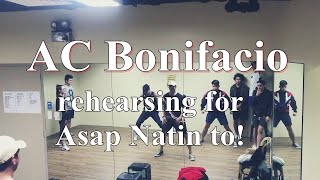 AC Bonifacio rehearsing for Asap Natin to!