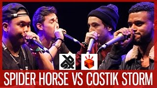 SPIDERHORSE vs COSTIK STORM  |  Grand Beatbox TAG TEAM Battle 2017  |  SMALL FINAL