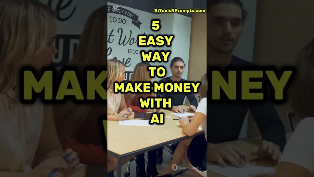 5 EASY WAY TO MAKE MONEY WITH AI AIToolsNPrompts shorts ai YouTube 5 EASY WAY TO MAKE MONEY WITH AI AIToolsNPrompts shorts ai YouTube