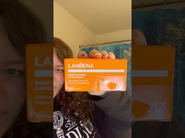Try these Vitamin C eye masks! #vitaminc #eyemask #brighteyes #brightness #lanbena #fypyoutube