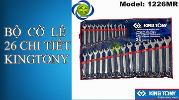 Bộ cờ lê vòng miệng 26 chi tiết 6-32mm Kingtony 1226MR