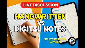 LIVE: Handwritten Notes vs Digital Notes | Which Is Better for Students? | The Change Makers
