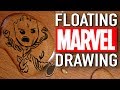 magic water marker: Marvel Drawings FLOAT OFF THE PAGE! | Butch Hartman