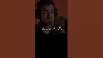 افحسبتم انما خلقناكم عبثا وانكم الينا لا ترجعون || القارئ اسلام صبحي ||