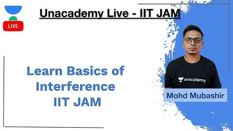 Learn Basics of Interference | IIT JAM | Mohd Mubashir | Let