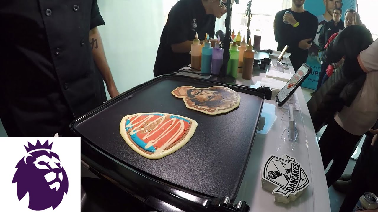 Making Premier League Pancake Art With Dancakes At NYC Premier League making-premier-league-pancake-art-with-dancakes-at-nyc-premier-league