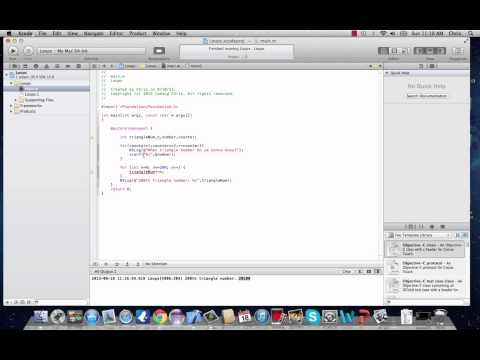 Objective-C Programming Tutorial 9- For Loops