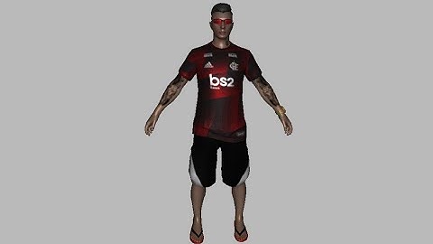 SKIN FIVE M FLAMENGO PARA GTA SA ANDROID/PC