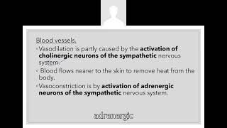 Thermoregulation (2/3)