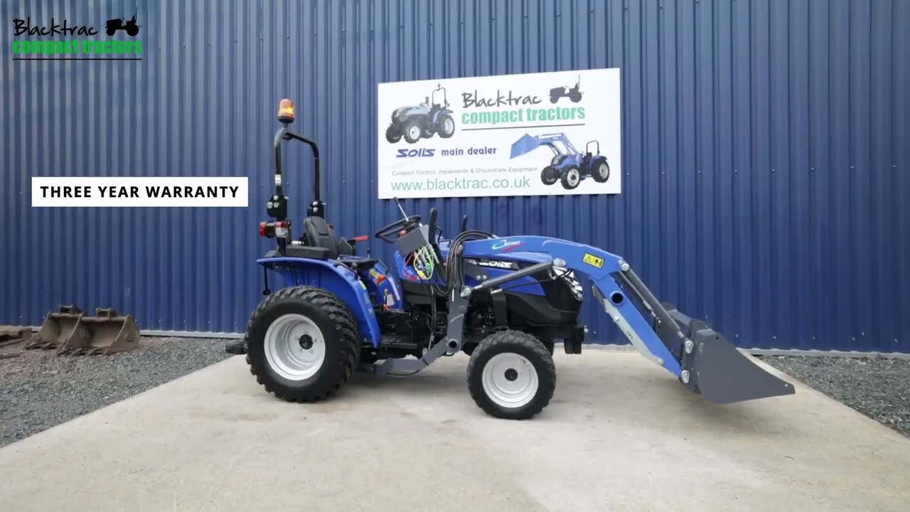 Solis 20 4WD Compact Tractor with Loader and Bucket
