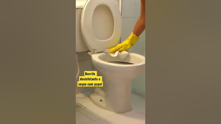 LIMPAR BANHEIRO A SECO! Fácil!