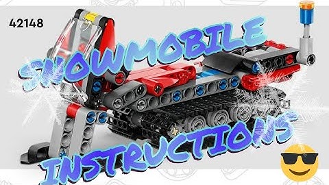 LEGO TECHNIC 42148 B-MODEL INSTRUCTIONS - SNOWMOBILE W/ STEERING FUNCTION
