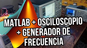 Comunicación Matlab - Generador de Señales y Osciloscopio