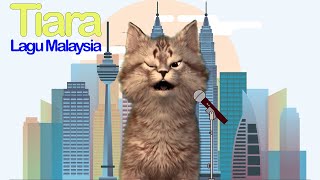 Chilie Kucing Nyanyi Lagu Tiara 🎤🐈‍⬛ Lagu Malaysia 🎼