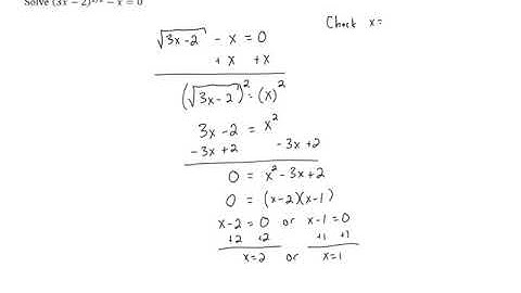 Solving Radical Equations - Problem 6